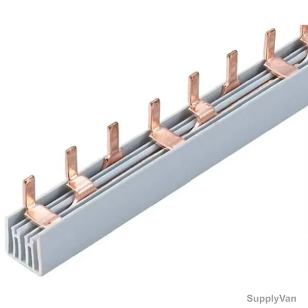 Pin Type Bus Bar, 415VAC, 3 Pole, 5 Pcs/Pack