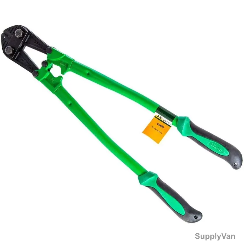 Uken Heavy Duty Bolt Cutter, U6804, Cr-V Steel, 24 Inch