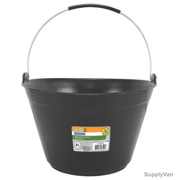 Tramontina Mortar Bucket, 78281084, 309MM, Black, 8 Litres