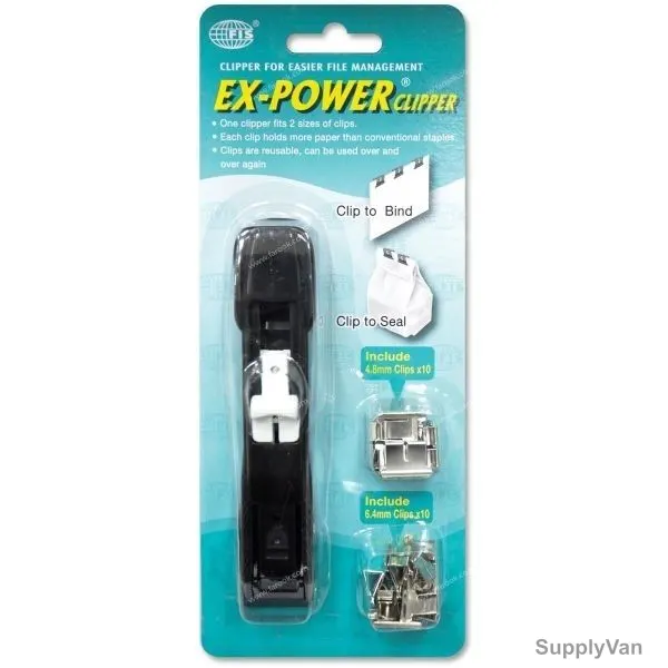 FIS Magic Clipper Reusable Clip, FSPS1128B, 4.8 x 6.4MM, PK20