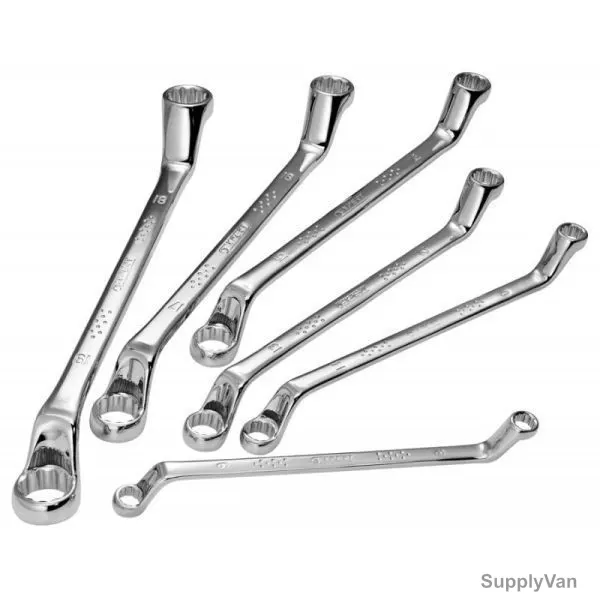 Expert Offset Ring Wrench Set, E111708, 6PCS