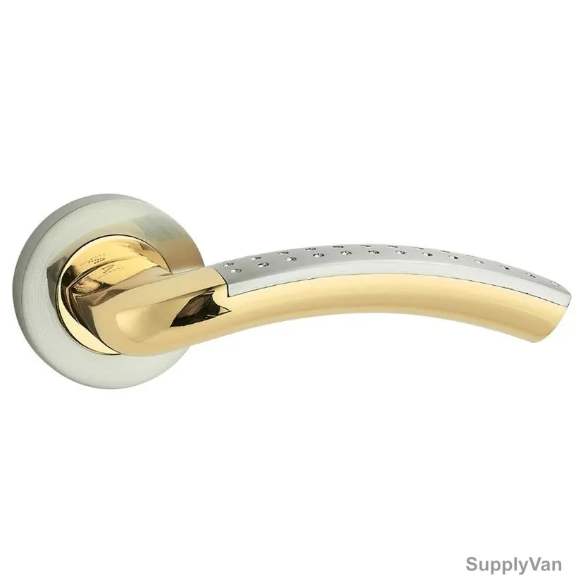Dorfit Mortise Handle, DTRO3611-SNGP, Solid Zinc, 50.2MM Base Dia x 130MM Handle Length