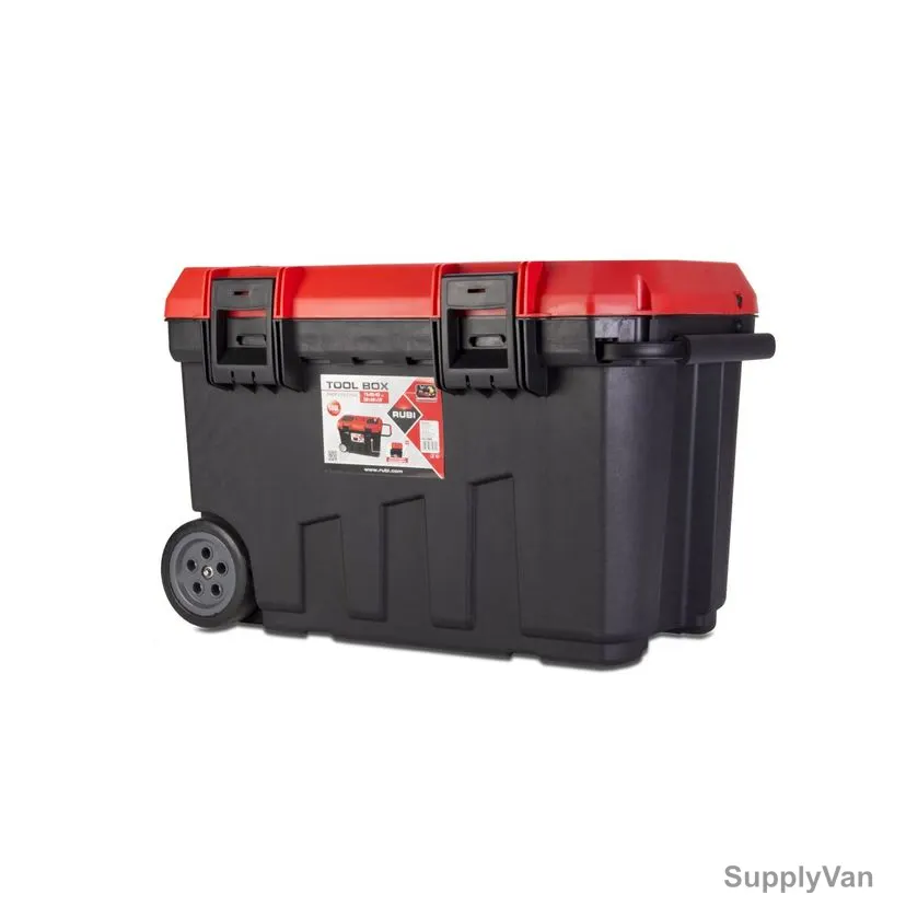 Rubi Professional Tool Chest, 75965, 89 Ltrs, Red/Black — image 1
