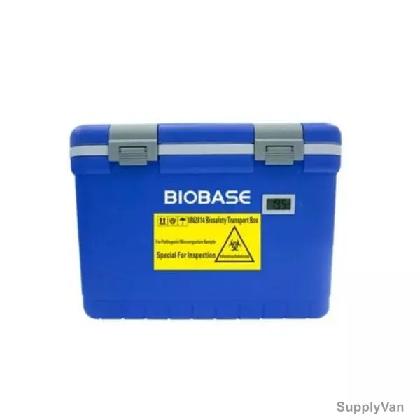 Biobase Biosafety Transport Box, BTB-L12, Polyurethane, 12 Ltrs, Blue