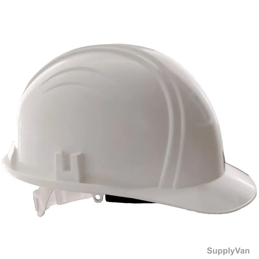 Taha 3 Line Safety Helmet, HDPE, 53 to 63CM, White