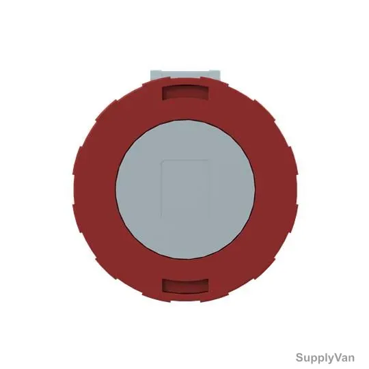 Abb Industrial Connector, 363C6W, 380-415V, IP67, 63A, 3P+E, Red — image 1