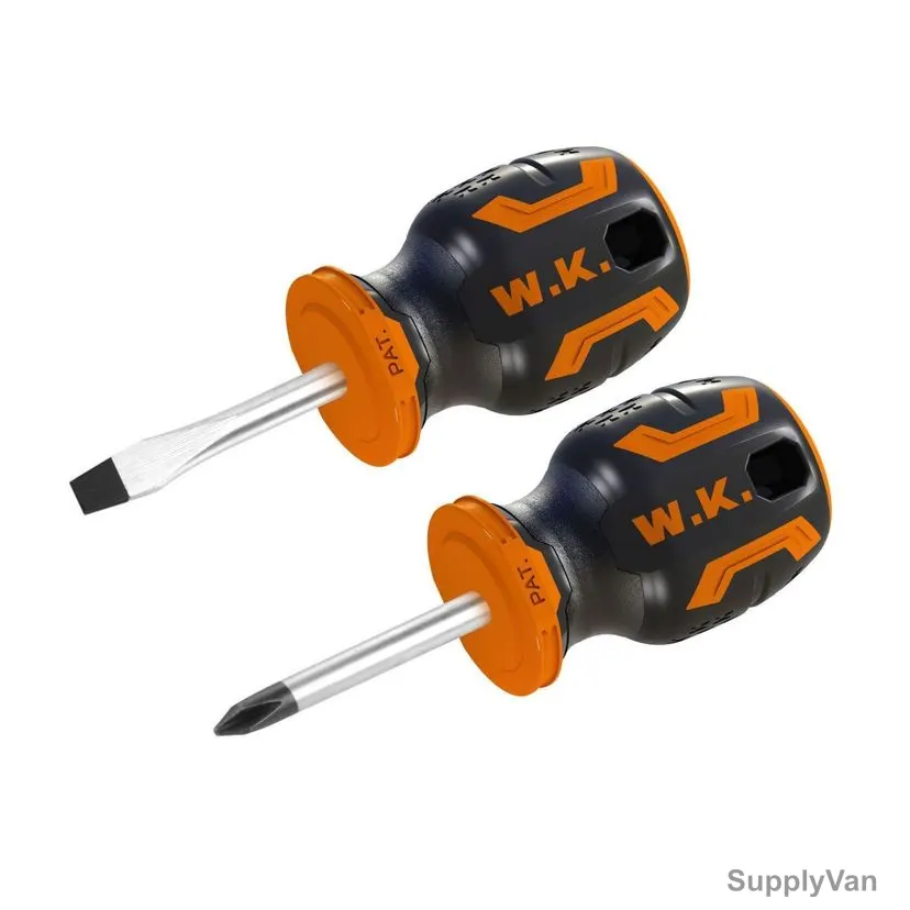 Wokin Stubby Screwdriver Set, SHGT-W-200822, 2 Pcs/Set