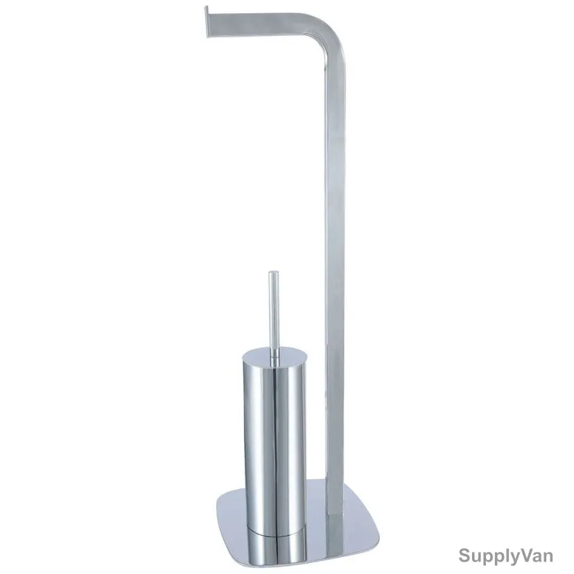 High Trend Paper and Brush Holder, NN6081, Silver Colour, Steel — image 1