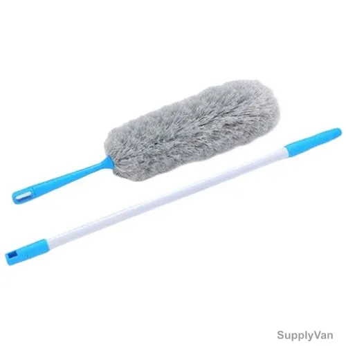 Caliber 2 in 1 Microfiber Duster With Telescopic Handle, CMD21, Grey/Cyan — image 1