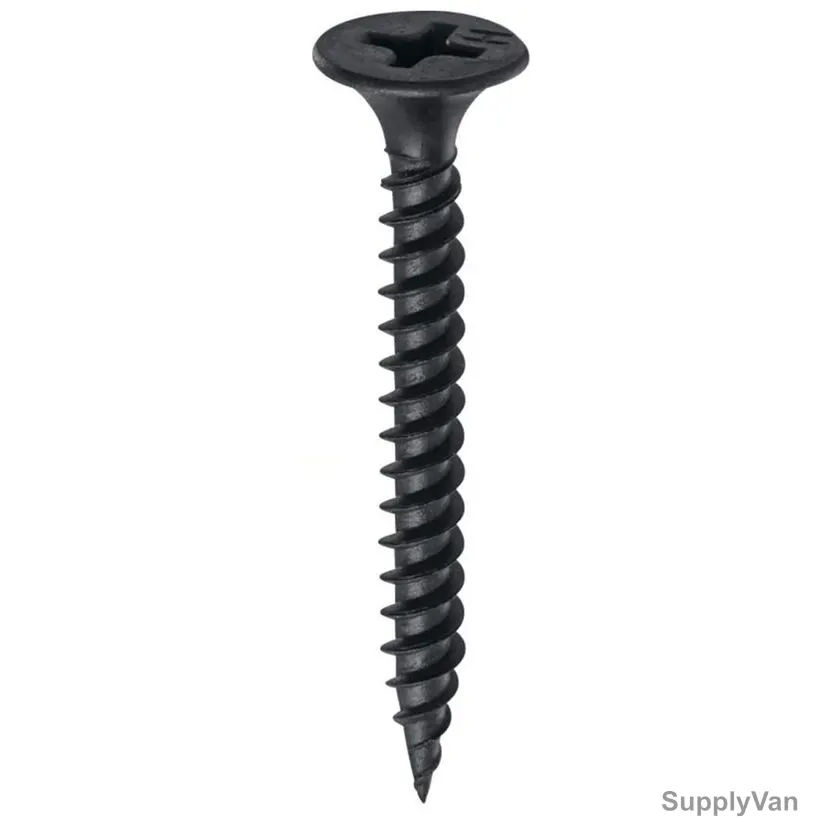 Gypsum Screw, Black, M8 x 3 Inch, 225 Pcs/Pack — image 1