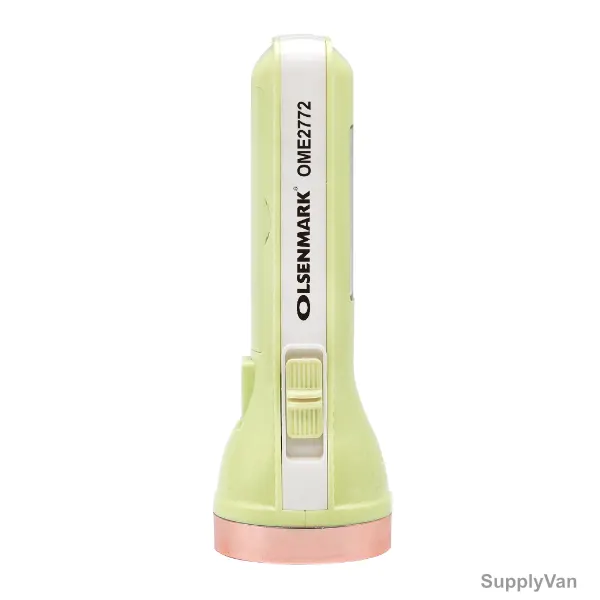 Olsenmark Rechargeable LED Emergency Light, OME2772, 3.7V, 1200mAh, Green