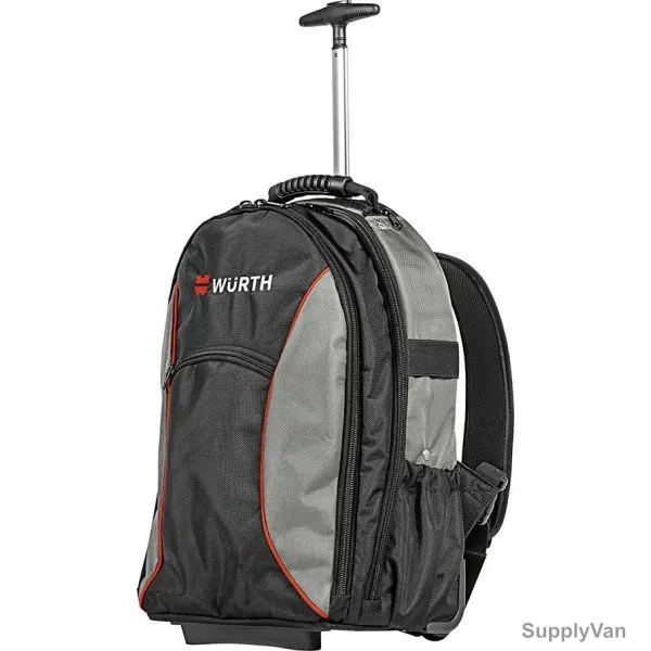 Wurth Tool Bag With Wheels, 071593748, Polyester, 517MM Height x 240MM Width, 15 Kg Loading Capacity