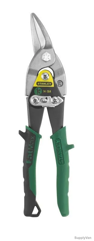 Stanley Aviation Snip Right Hand Cut, 2-14-564, 10 Inch