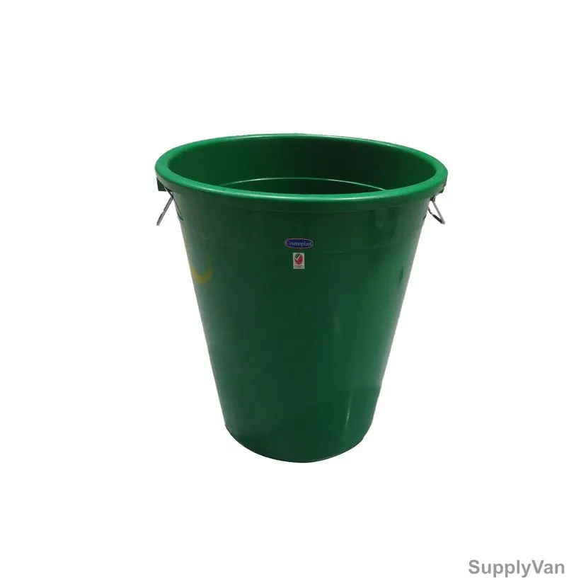 Cosmoplast Plastic Bucket, 125 Ltrs Capacity, Green
