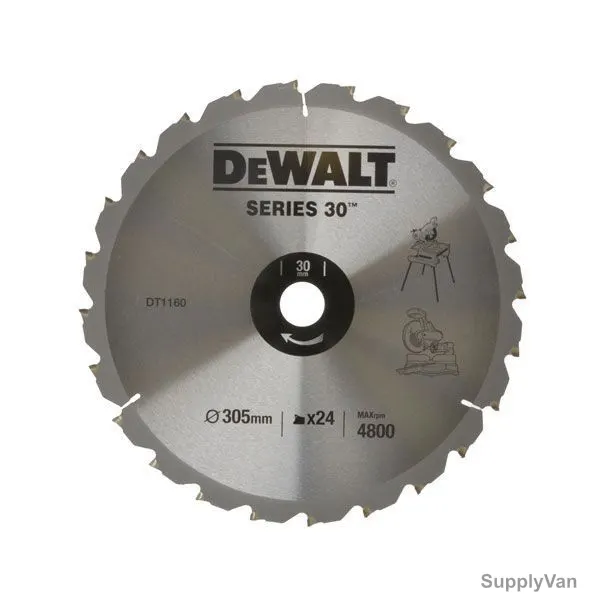Dewalt Circular Saw Blade, DT1160-QZ, 305x30MM, 24 Teeth