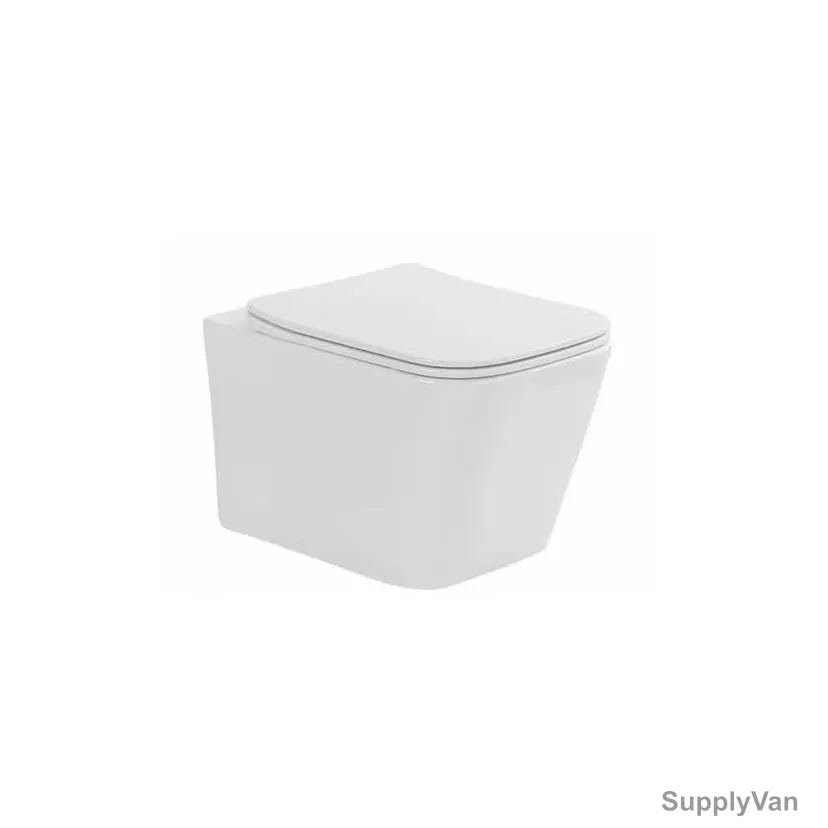 Sonet P-Trap Wall Hung Water Closet, 3061, Quadra, Ceramic, 35CM Height x 52.5CM Width x 36CM Length, White — image 1