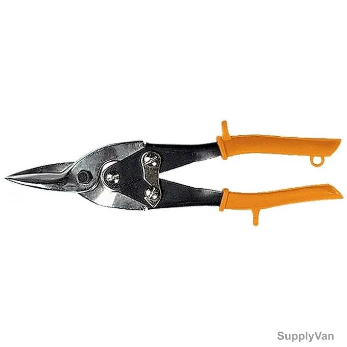 Sparta Straight-Cut Tin Snip With Rubberized Handle, 783155, Carbon steel, 250MM