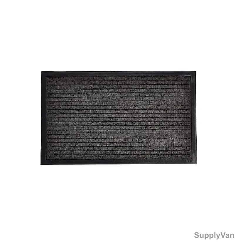 Royalford Heavy Duty Door Mat, RF9562, Rubber, 45CM Width x 75CM Length, Black