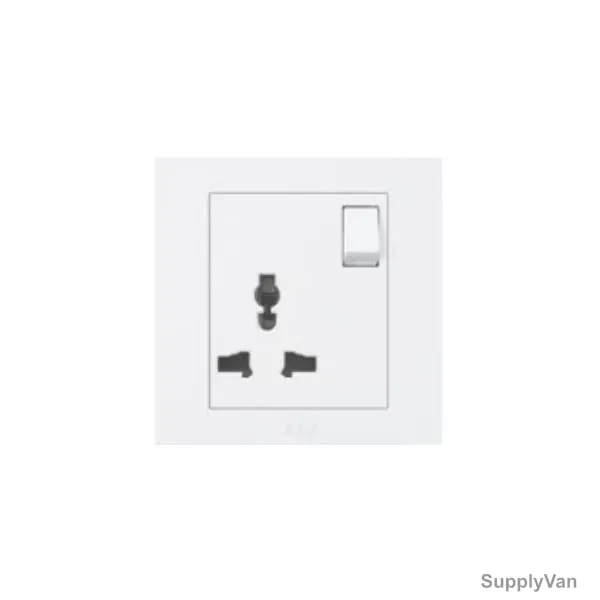 ABB Single Pole Switch Socket, BH294, Kalo, 1 Gang, 13A