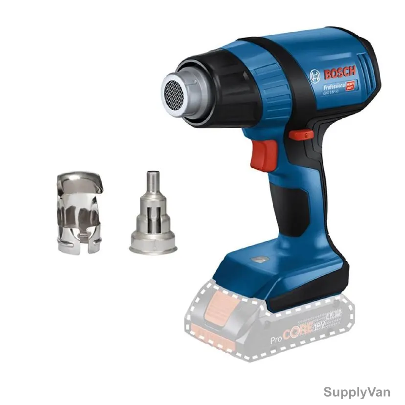 Bosch Professional Cordless Heat Gun Kit With Cardboard Box, GHG-18V-50, 18V, 300 to 500 Deg.C, 4 Pcs/Kit — image 1