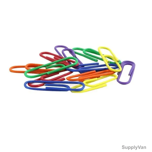 Fis U Shape Color Paper Clip, 233, 28MM, 100 Pcs/Pack — image 1