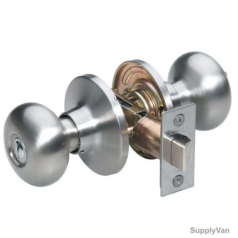 Master Lock Bed and Bath Door Knob, MLBCO0315, For Hall or Closet Door