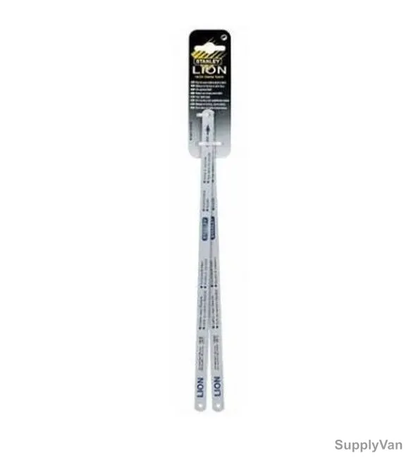 Stanley Lion Hack Saw Blade, 0-15-842, 24TPI, 300MM, 2 Pcs/Pack