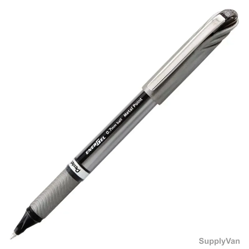Pentel Energel Roller Gel Roller Pen, PE-BL27-AH, 0.7MM Tip, Black, 12 Pcs/Pack