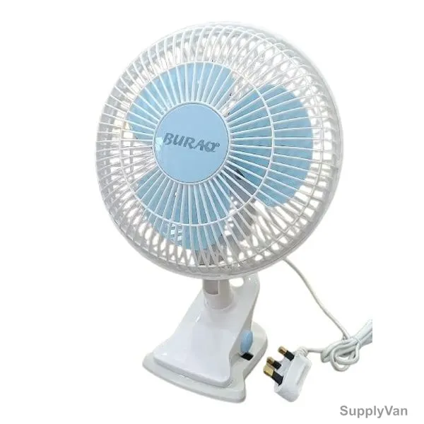 3 In 1 Table Fan, BCF-D8, 35W, 8 Inch Blade Dia, White — image 1