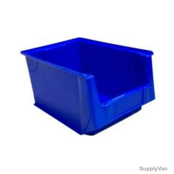 Heavy Duty Storage Bin, 125MM Height x 150MM Width x 225MM Length, Blue
