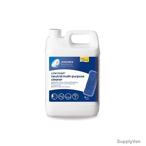 Premiere Low Foam Neutral Multi Purpose Cleaning Detergent, 5 Ltrs
