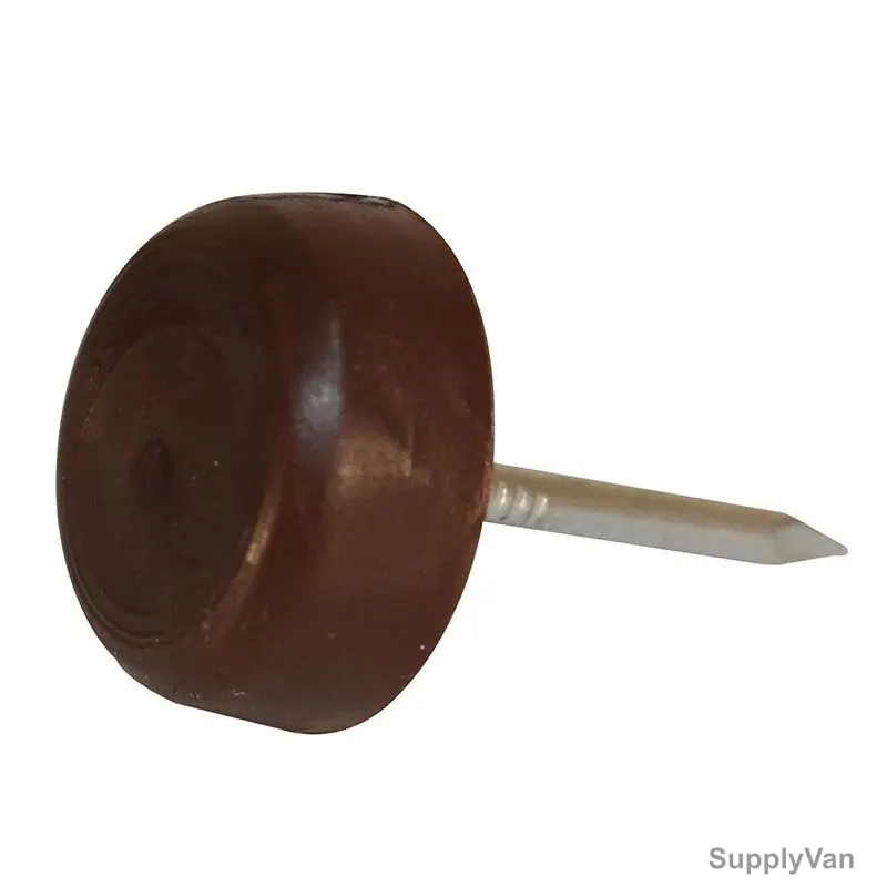 Zhongdai Nail Glide, PVC, 15MM Dia., Brown