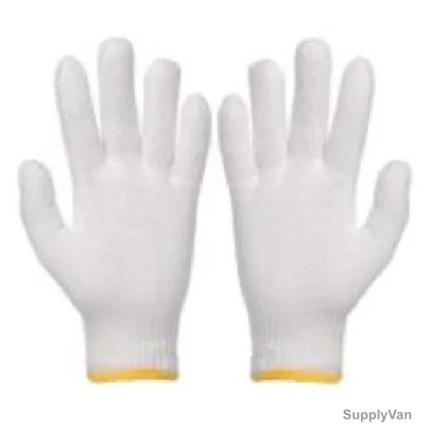 Knitted Gloves, BCK60, Free Size, Natural White, PK12