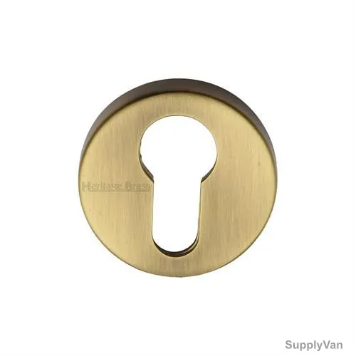 Devon Escutcheon, 056-PZ-86, Brass, 54MM Dia