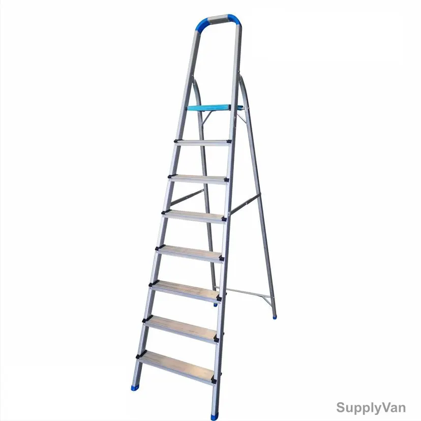 Topman Platform Ladder, PFAL8, Aluminium, 7+1 Steps, 100 Kg Weight Capacity