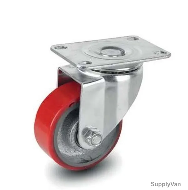 Swivel Plate Caster, 185075, Medium Duty, 8CM, 300Kg