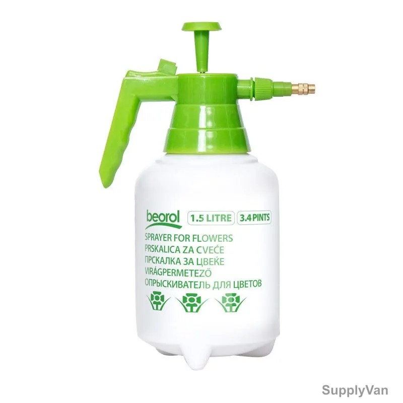 Beorol Flower Sprayer, PZC1.5, Plastic, 1.5 Ltrs, White/Green — image 1