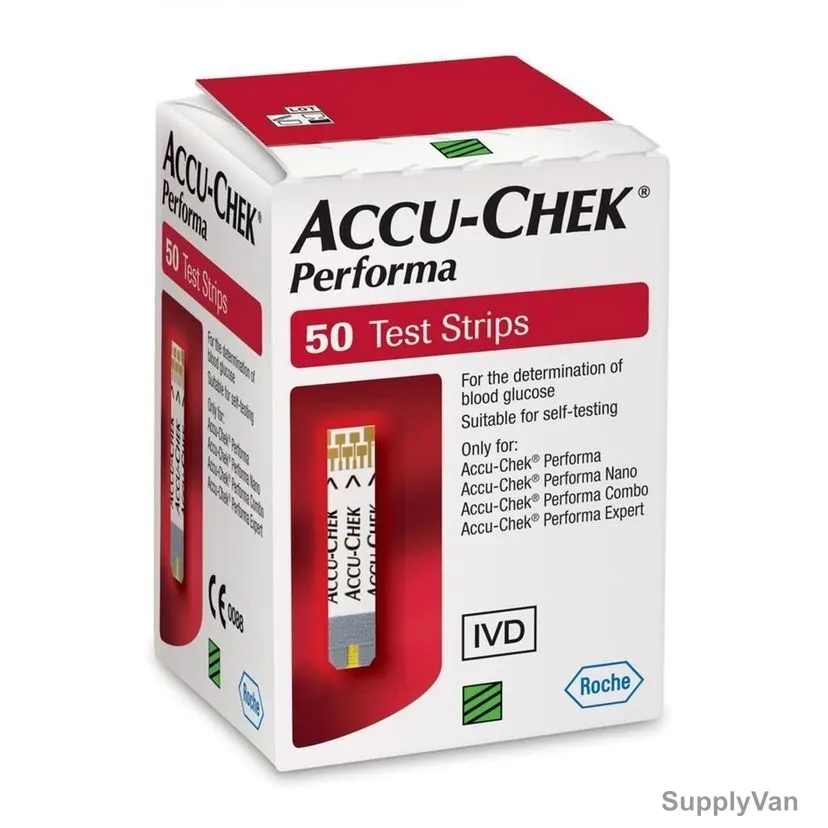 Accu-Chek Performa Test Strips, ACPS-50, 50 Pcs/Pack