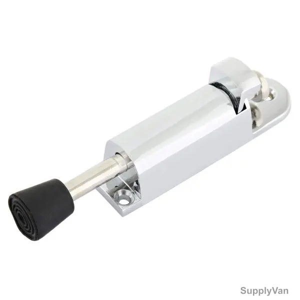 Door Stopper, DS047-CP, 13CM, Alloy, Silver
