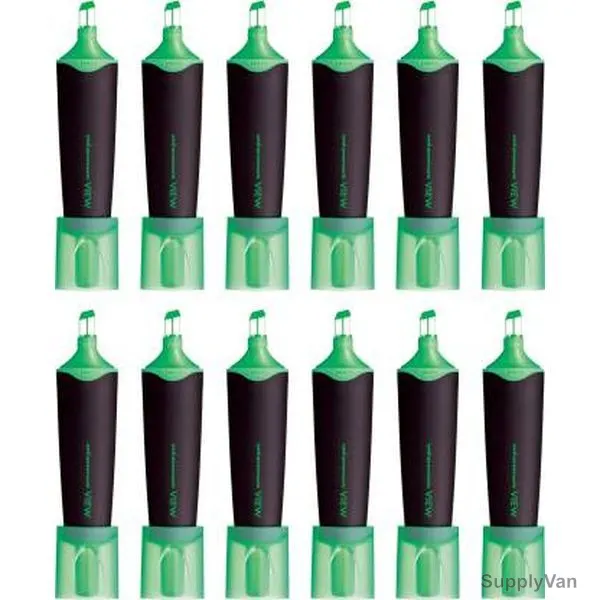 Uni-Ball Mega View Highlighter, USP200-GN, 5.0MM Tip Size, Green, 12 Pcs/Pack