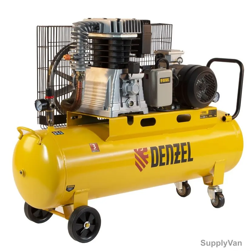 Denzel Belt-Driven Air Compressor, BCI4000-T/100, 4 kW, 100 Ltrs, 10 Bar, 690 L/Min — image 1