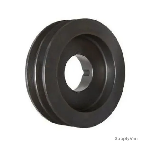 SPA Type V-Belt Pulley, Cast Iron, 2 Slots, 40MM Shaft Dia, 150MM Outer Dia