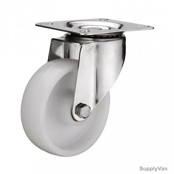 Liemke European Type Swivel Caster, 18-11-6-13-4-7, Nylon, 100 x 30MM, 120 Kg