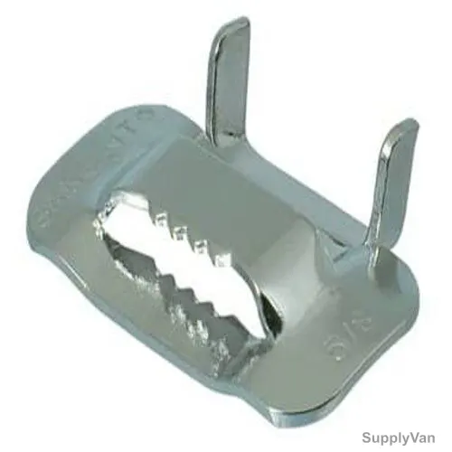 Band-IT Buckle, C453, Ear-Lokt Series, Stainless Steel, 9.6MM