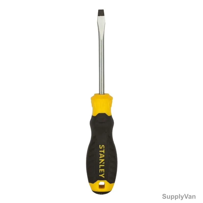 Stanley Flat Screwdriver, Chrome Vanadium Steel