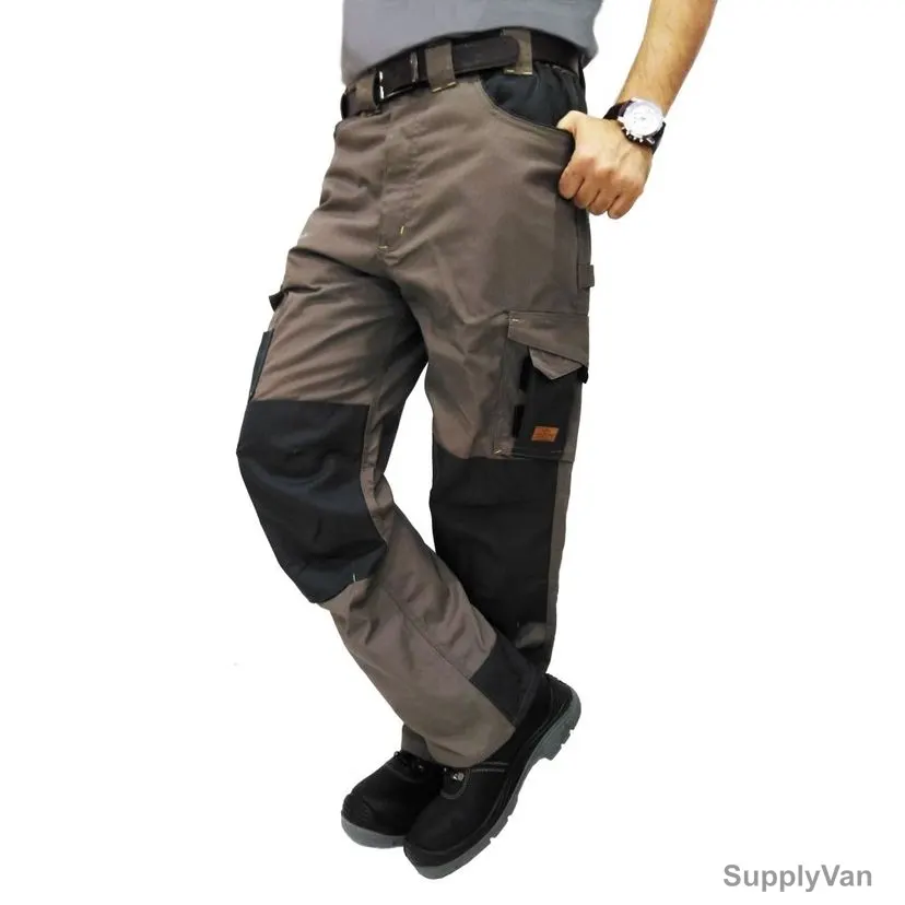 Empiral Safety Trouser, E106782801, L, Khaki and Grey