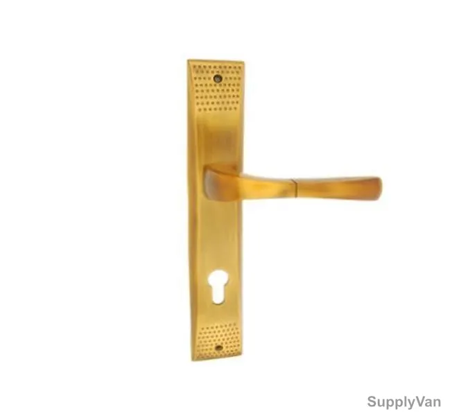 Doganlar Door Handle, Punta, Zinc, Coffee