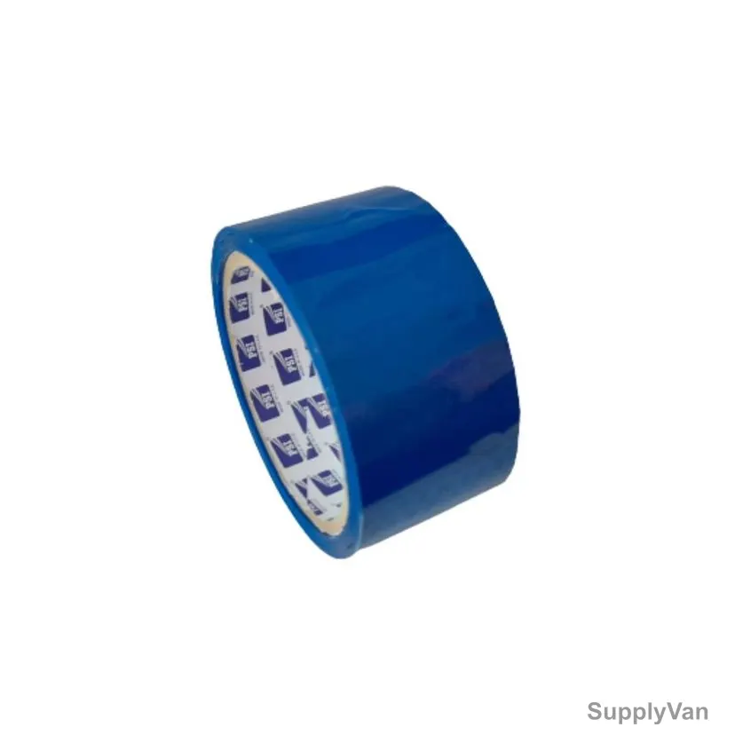 Blue Color Bopp Tape, 50MM Width x 45 Yards Length, 6 Rolls/Pack