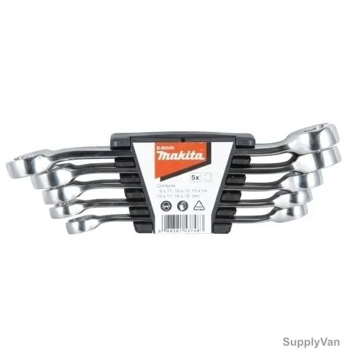 Makita Flare Nut Wrench Set, B-65545, 5PCS