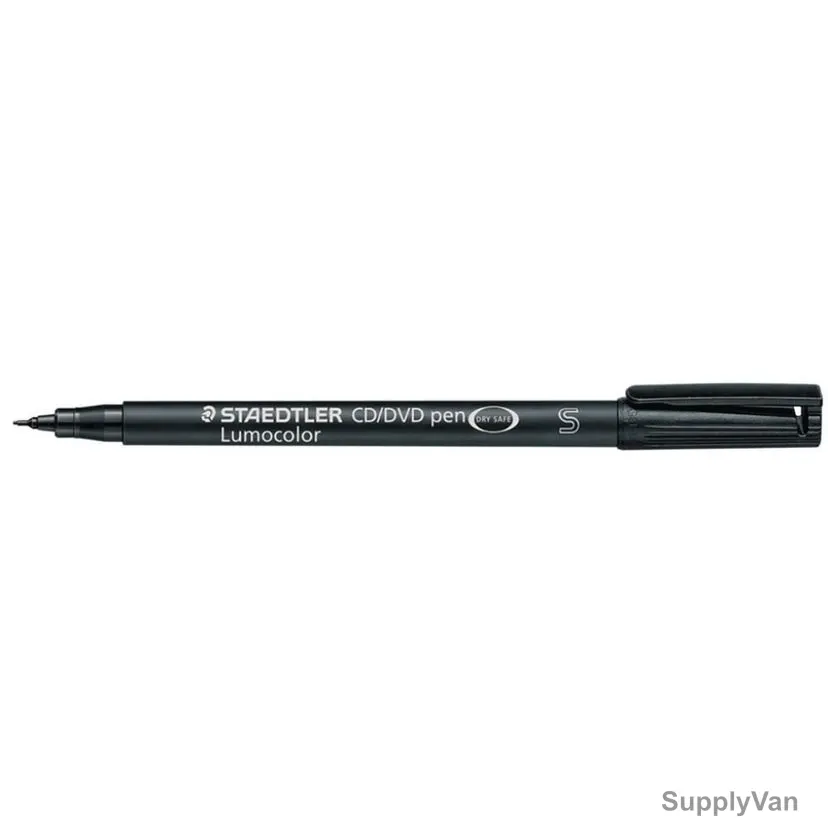 Staedtler Pigment Liner/Metallic Marker, ST-310-9CDBKD, Lumocolor, Black